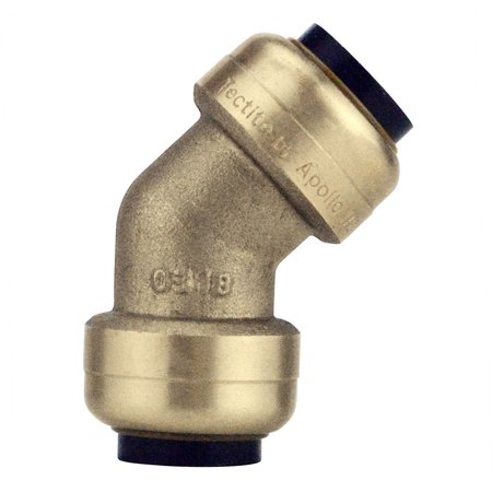 Tectite By Apollo 1/2 in. Brass Push-To-Connect 45-Degree Elbow FSBE1245